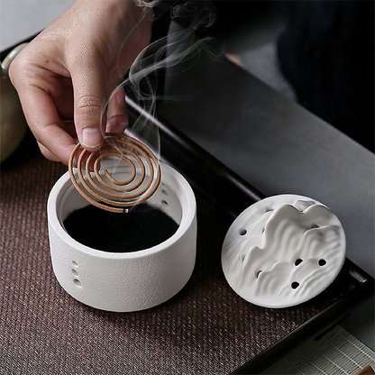 Chinese Retro Zen Mountain Incense Burner