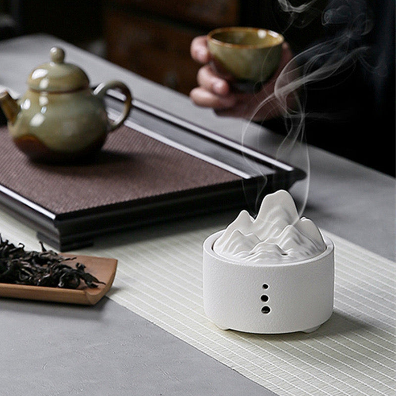 Chinese Retro Zen Mountain Incense Burner