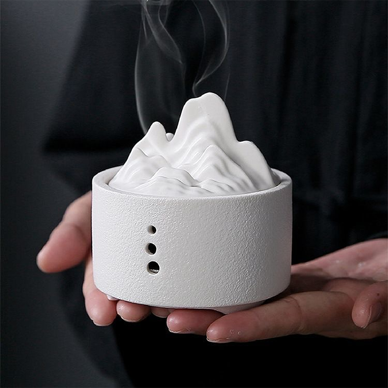 Chinese Retro Zen Mountain Incense Burner