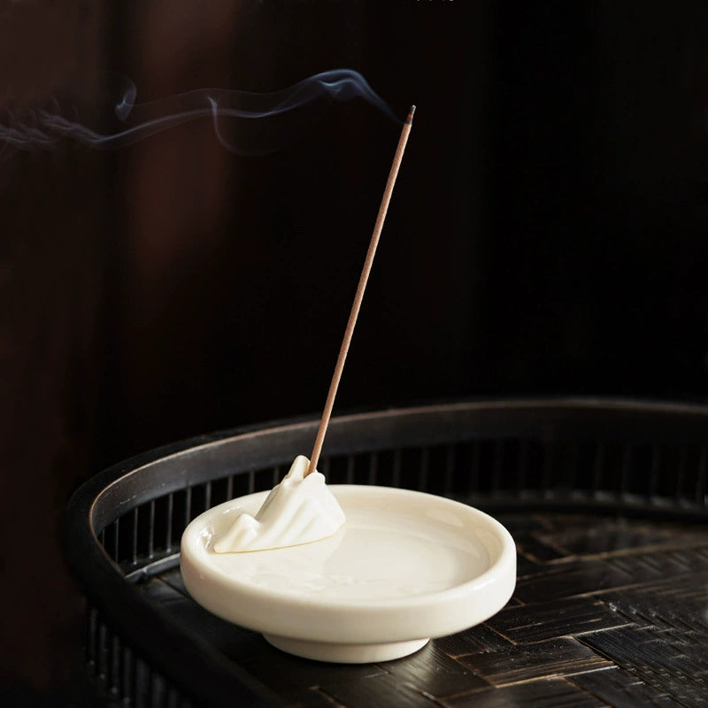 Mutton Fat Jade Porcelain – Shanyu Fragrance Incense Holder