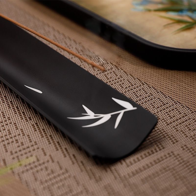 Zen Bamboo Orchid Swallow Incense Holder